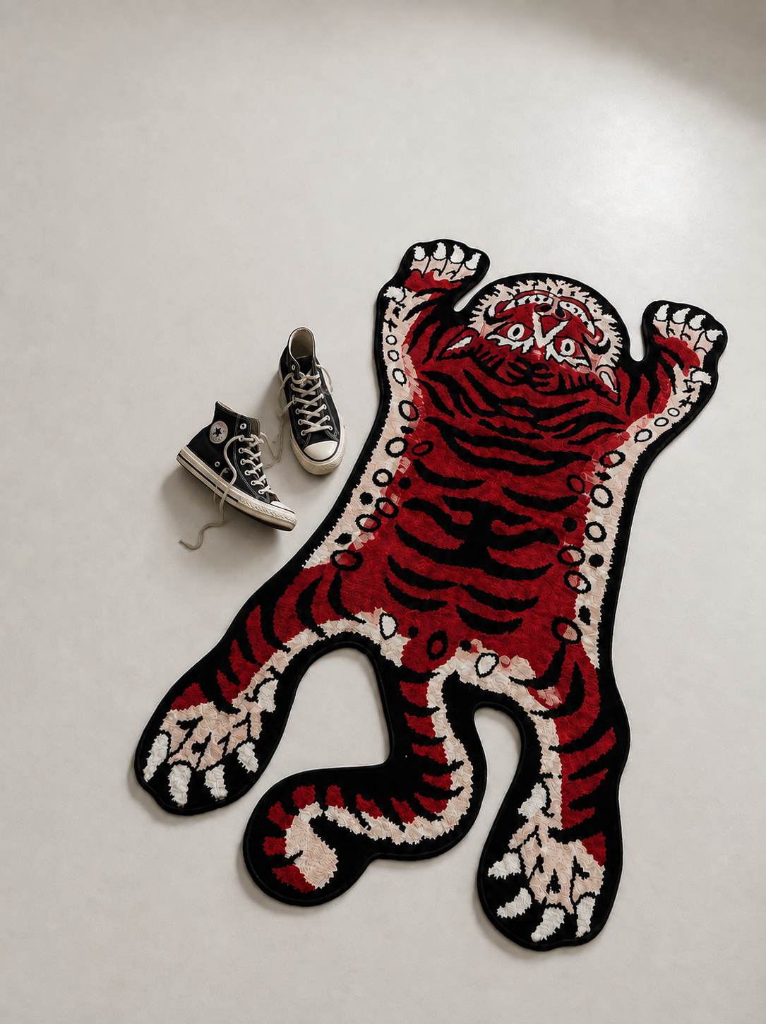 Napoleon14, tigermatta, röd