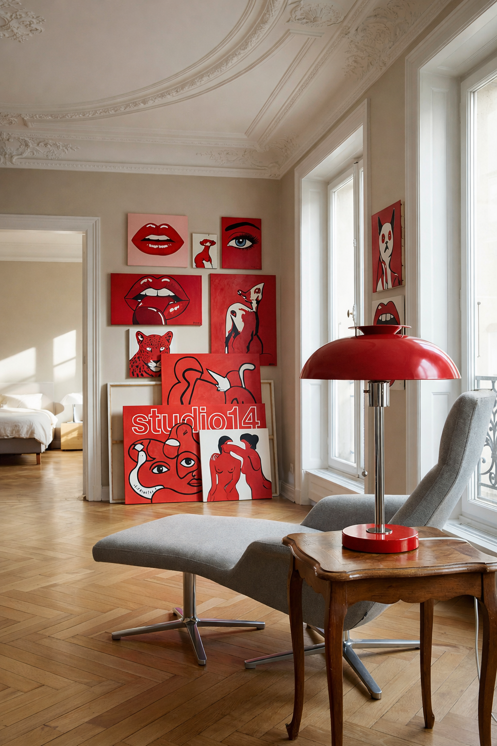 bauhaus14, röd
